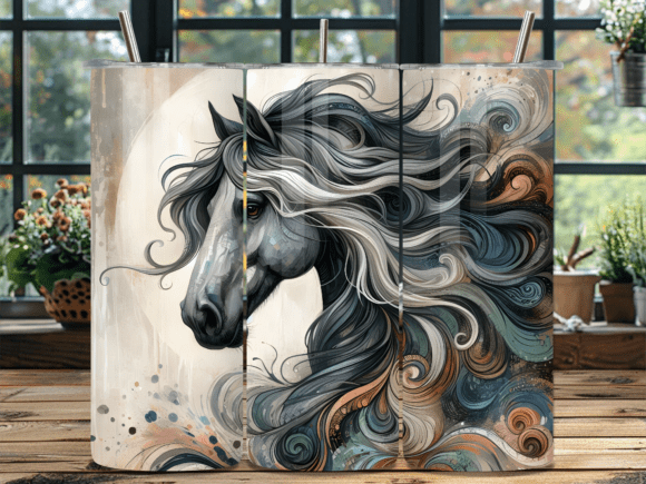 Abstract Artistic Horse Tumbler Wrap Review