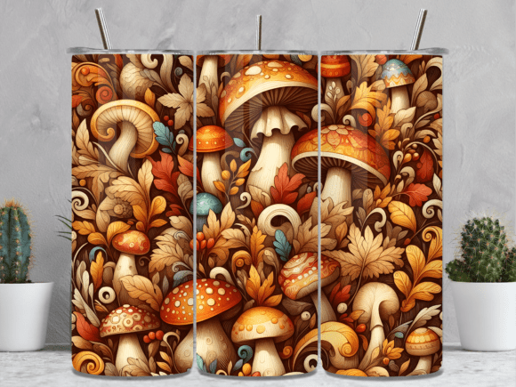 Autumn Mushroom Tumbler Wraps Review