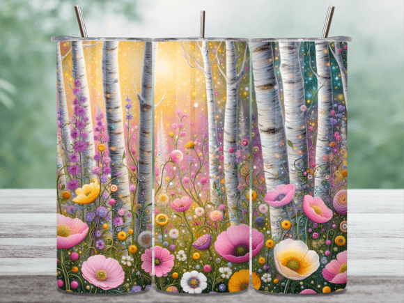 Birch Forest Wildflower Tumbler Wrap Review