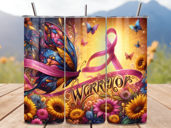 Breast Cancer Warrior Ribbon Tumbler Wraps Review