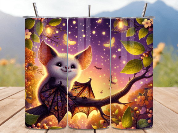 Cute Baby Bat Fantasy Tumbler Wrap Review