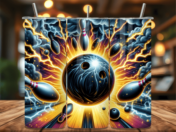 Electric Bowling Ball Fire Tumbler Wraps Review