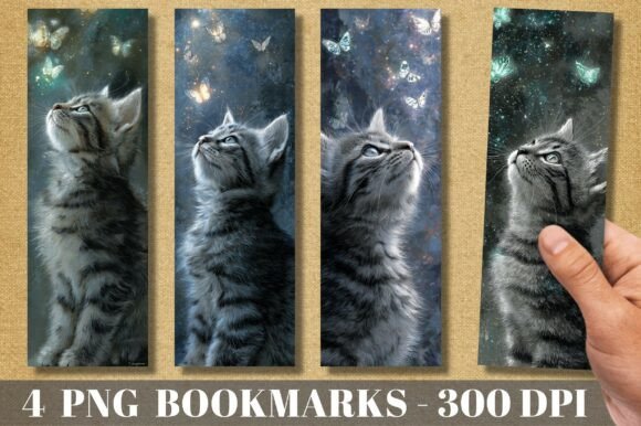 Galaxy Cat Magic Butterfly Night Crafts