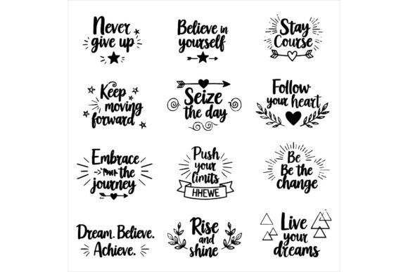 Inspirational Typography Design Review