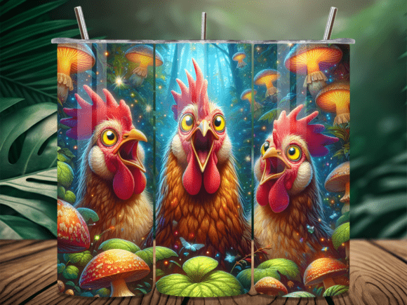 Magic Mushroom Bird Valentine Tumbler Wraps Review
