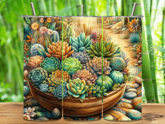 Rustic Potted Plant 20oz Tumbler Wrap Review