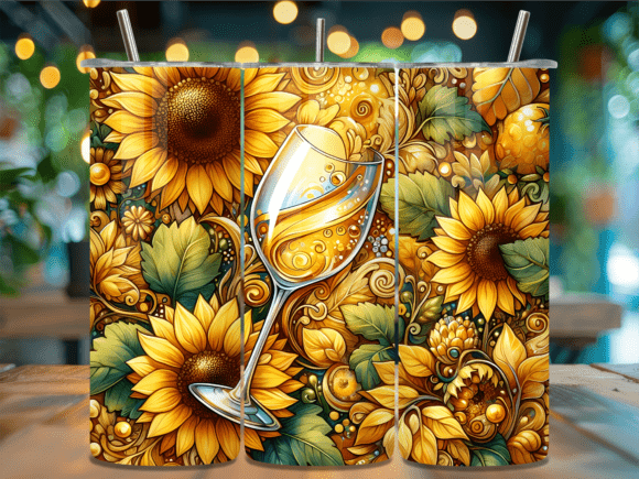Sunflower Wine Glass Valentine Tumbler Wraps Review