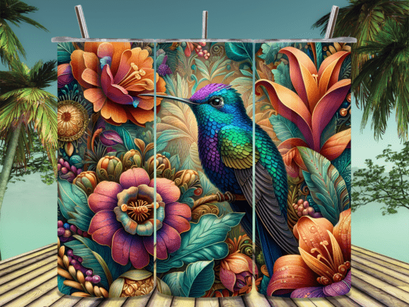 Teal Hummingbird Tumbler Wrap Review