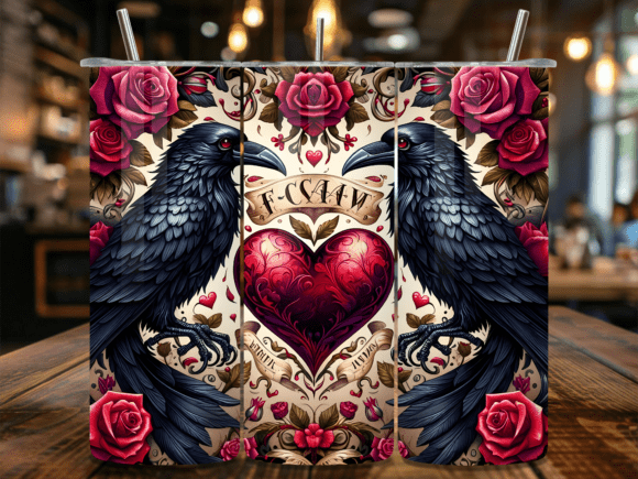 Twin Ravens Love Heart Tumbler Wrap Review