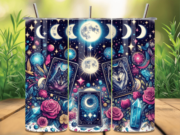 Wolf Moon Tarot Floral Tumbler Wraps Review